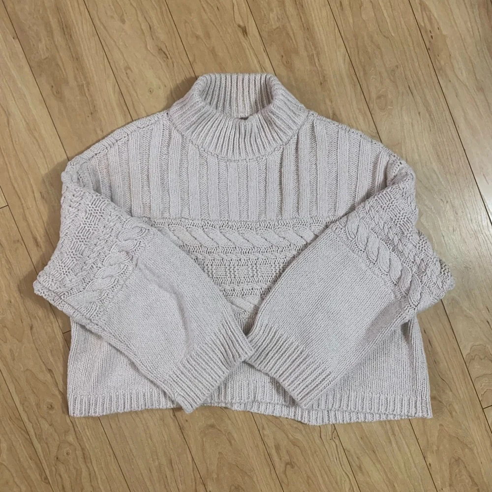 James Street Co Ida Cable Sweater M - Picture 3 of 8